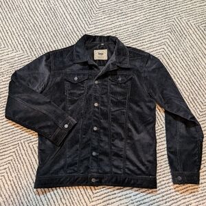 Soso Black Corduroy Shirt Jacket